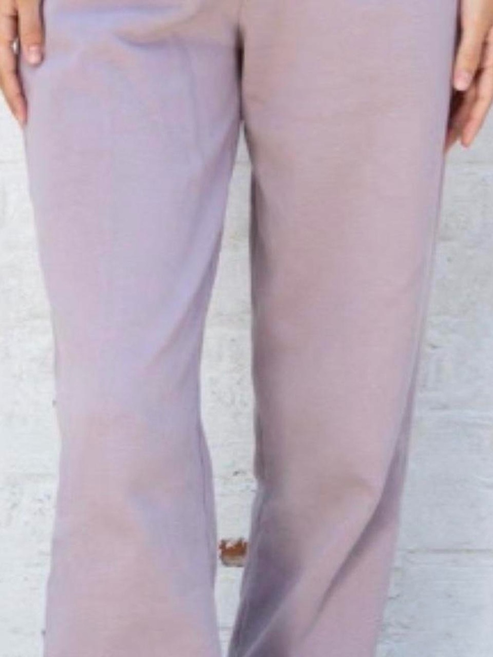 Everyday Wide-Leg joggers in Dusty Mauve